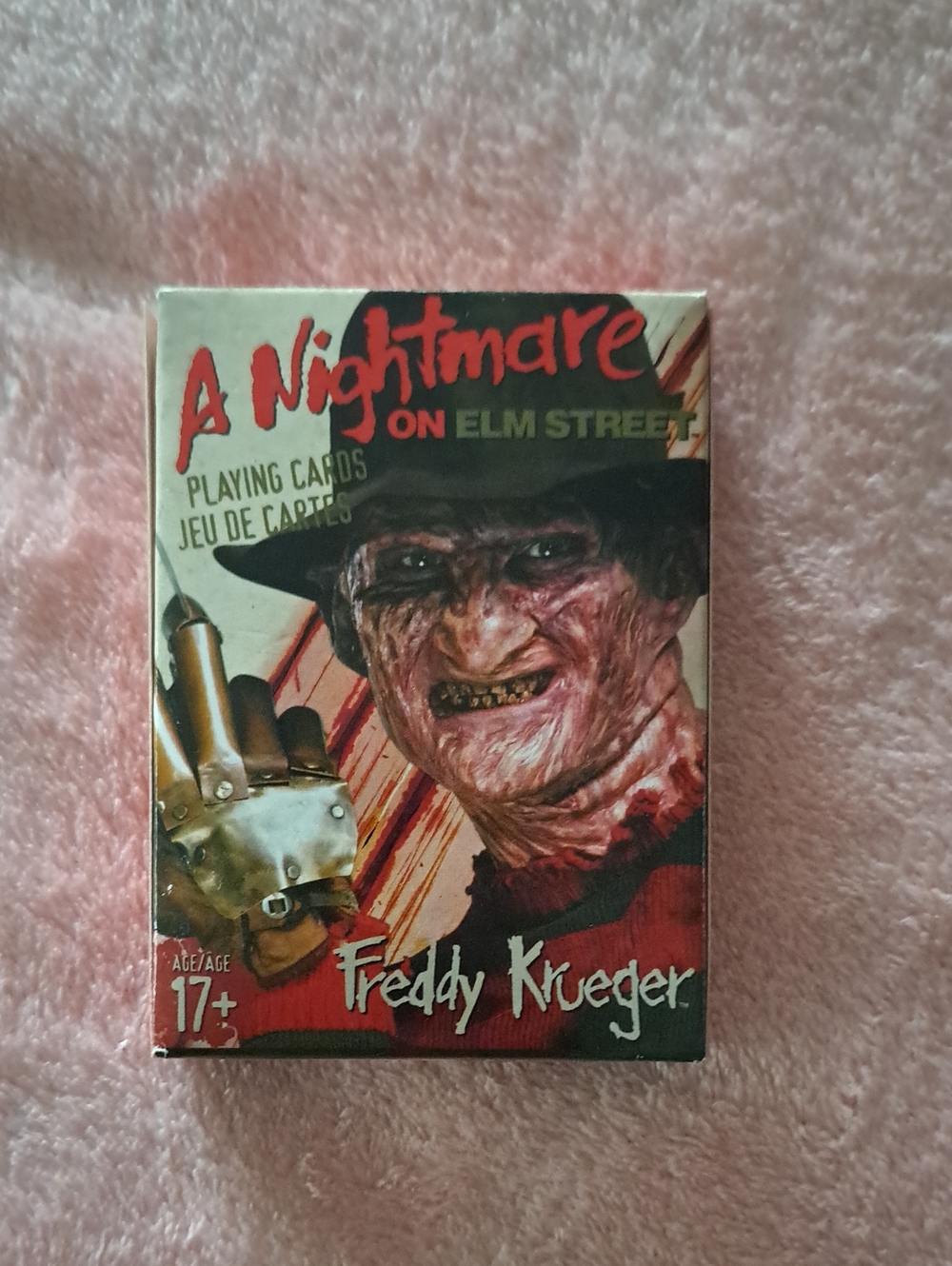 A Nightmare on Elm Street Freddy Krueger Playing Cards - Red